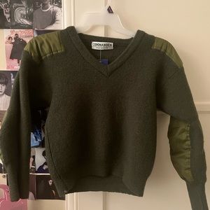 Vintage Army Hat and Sweater